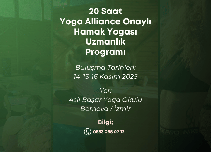 Müge ERTÜREN İle Hamak Yogası Uzmanlık Programı