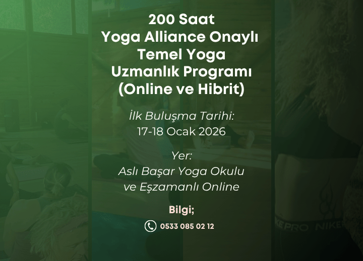 Yoga Eğitmenliği Eğitimi